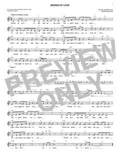 Words Of Love von John Phillips (Download) 