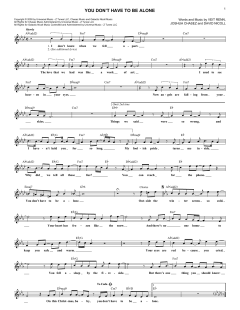 You Don't Have To Be Alone von N Sync (Download) 