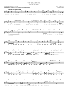 You Walk With Me von David Yazbek (Download) 