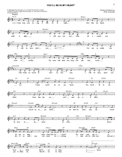 You'll Be In My Heart von Phil Collins (Download) 