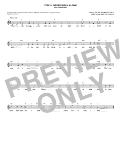 You'll Never Walk Alone von Richard Rodgers (Download) 