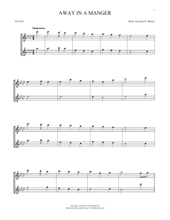 Away In A Manger von James R. Murray (Download) 