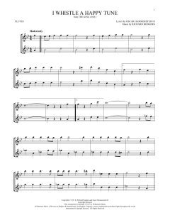 I Whistle A Happy Tune von Richard Rodgers (Download) 