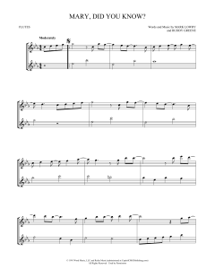 Mary, Did You Know? von Mark Lowry (Download) 