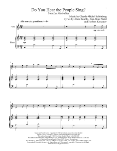 Do You Hear The People Sing? von Alain Boublil (Download) 