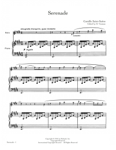 Serenade von Camille Saint-Saëns (Download) 