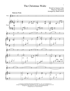 The Christmas Waltz von Jule Styne (Download) 