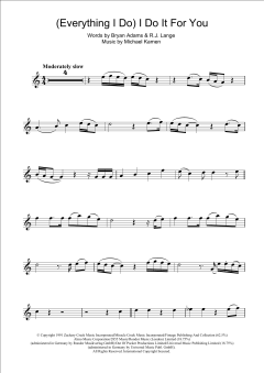 (Everything I Do) I Do It For You von Bryan Adams (Download) 