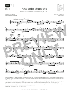 Andante staccato von Anna Bon di Venezia (Download) 