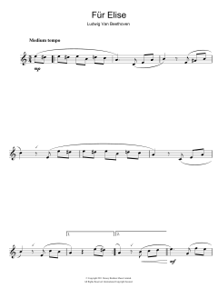 Fur Elise von Ludwig van Beethoven (Download) 
