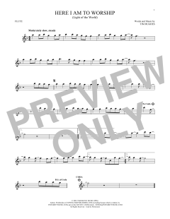 Here I Am To Worship von Phillips, Craig & Dean (Download) 