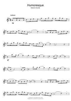 Humoresque von Antonín Dvorak (Download) 