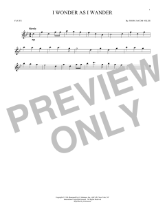I Wonder As I Wander (Download) 