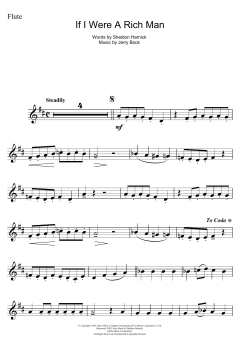 If I Were A Rich Man von Jerry Bock (Download) 