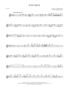 Just Once von Barry Mann (Download) 