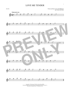 Love Me Tender von Elvis Presley (Download) 