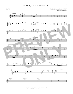 Mary, Did You Know? von Mark Lowry (Download) 
