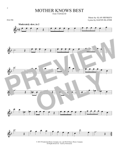 Mother Knows Best von Alan Menken (Download) 
