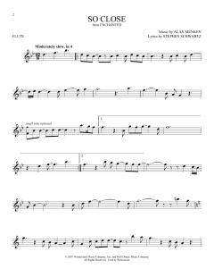 So Close von Alan Menken (Download) 