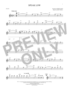 Speak Low von Ogden Nash (Download) 