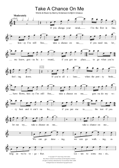 Take A Chance On Me von ABBA (Download) 