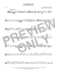 Tomorrow von Martin Charnin (Download) 
