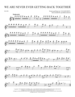 We Are Never Ever Getting Back Together von Taylor Swift (Download) 