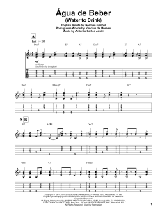 Ãgua De Beber von Norman Gimbel (Download) 