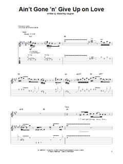 Ain't Gone 'N' Give Up On Love von Stevie Ray Vaughan (Download) 