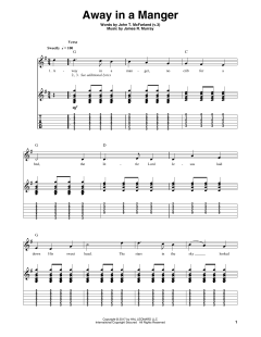 Away In A Manger von Traditional (Download) 