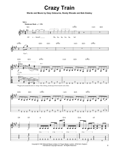 Crazy Train von Ozzy Osbourne (Download) 
