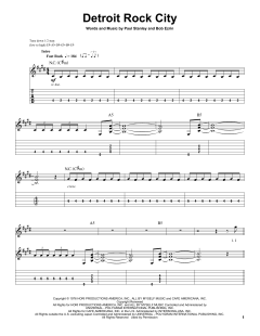 Detroit Rock City von Kiss (Download) 