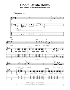 Don't Let Me Down von The Beatles (Download) 