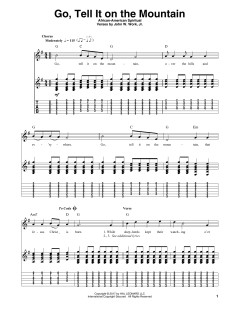 Go, Tell It On The Mountain von John W. Work Jr. (Download) 