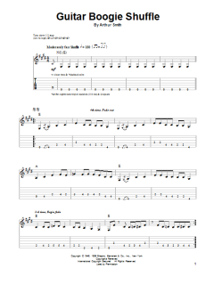 Guitar Boogie Shuffle von The Virtues (Download) 