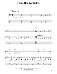 I Can See For Miles von The Who (Download) 