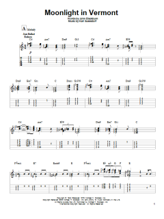 Moonlight In Vermont von Johnny Smith (Download) 
