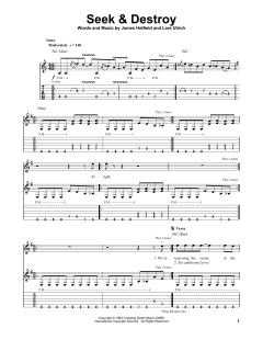 Seek & Destroy von Metallica (Download) 