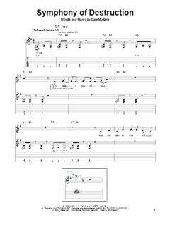 Symphony Of Destruction von Megadeth (Download) 