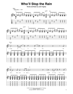 Who'll Stop The Rain von Creedence Clearwater Revival (Download) 