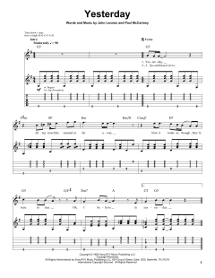 Yesterday von The Beatles (Download) 