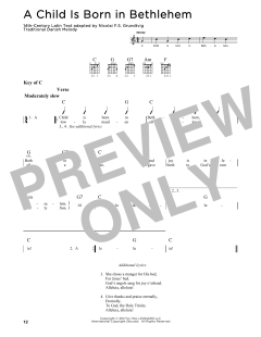 A Child Is Born In Bethlehem von Traditional Danish Melody (Download) 