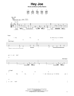 Hey Joe von Jimi Hendrix (Download) 