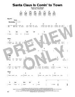 Santa Claus Is Comin' To Town von Fred Coots (Download) 