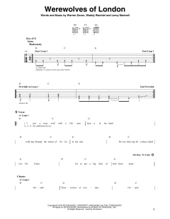 Werewolves Of London von Warren Zevon (Download) 