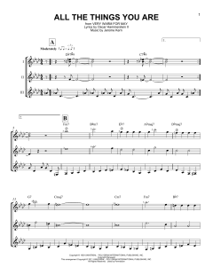 All The Things You Are von Jerome Kern (Download) 