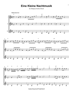 Eine Kleine Nachtmusik von Wolfgang Amadeus Mozart (Download) 