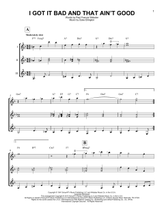 I Got It Bad And That Ain't Good von Duke Ellington (Download) 