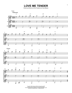 Love Me Tender von Elvis Presley (Download) 