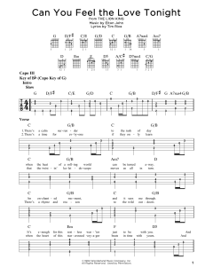 Can You Feel The Love Tonight von Elton John (Download) 